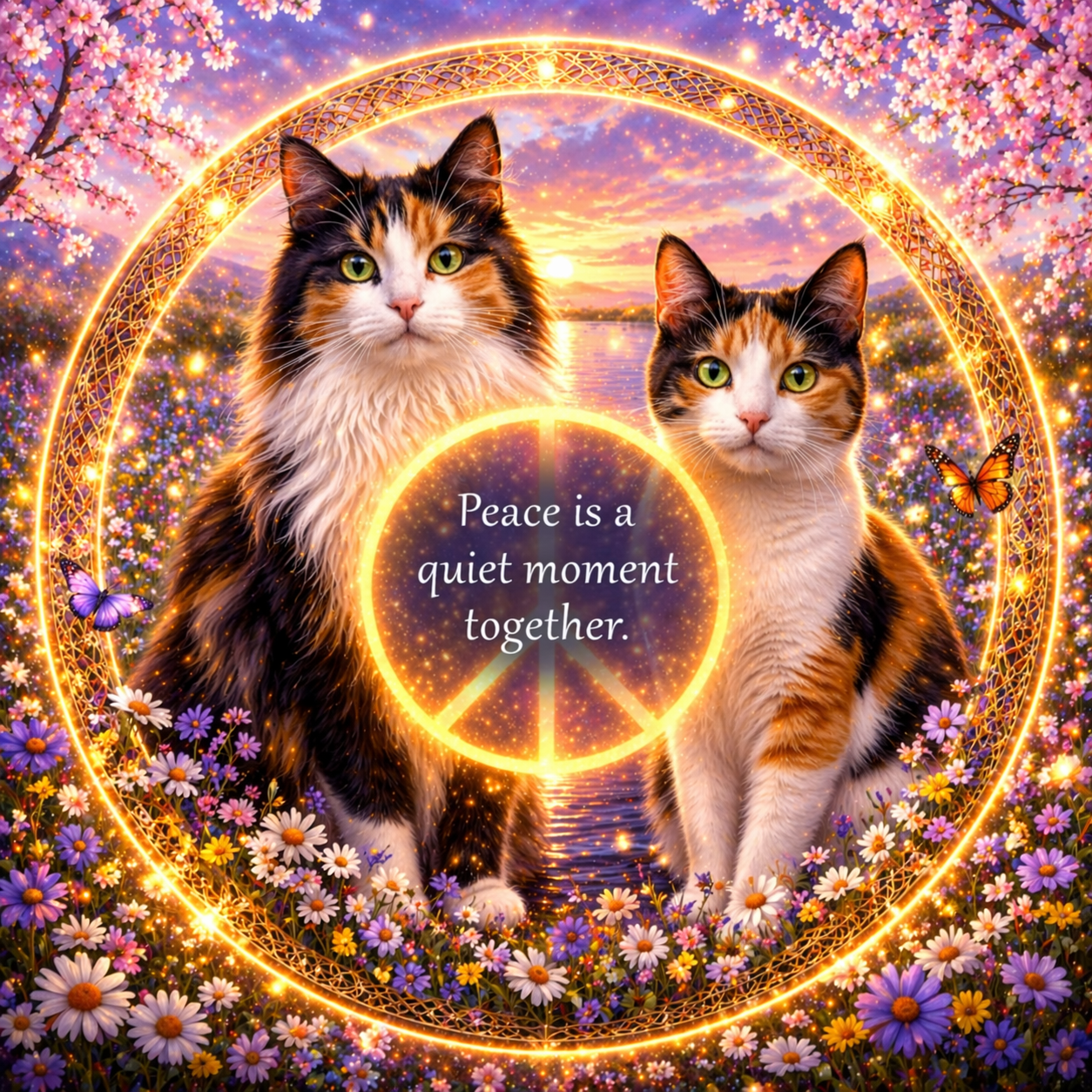 Calico cats design